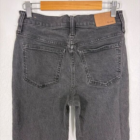 Madewell Faded Black The Perfect Vintage Straight Leg Jeans Size 25 - Picture 6 of 13
